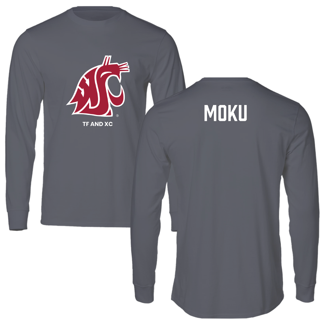 Washington State University TF and XC Dark Gray Long Sleeve - Tatum Moku