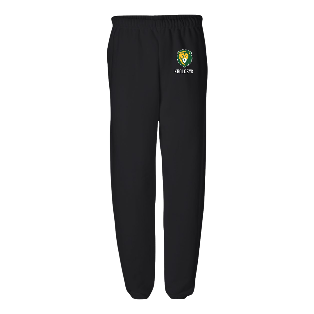 Southeastern Louisiana University Softball Black Sweatpants - #15 Bailey Krolczyk