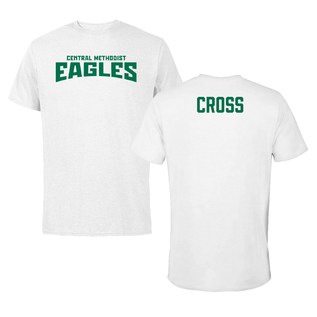 Central Methodist University TF and XC White Classic Tee - Claireece Cross
