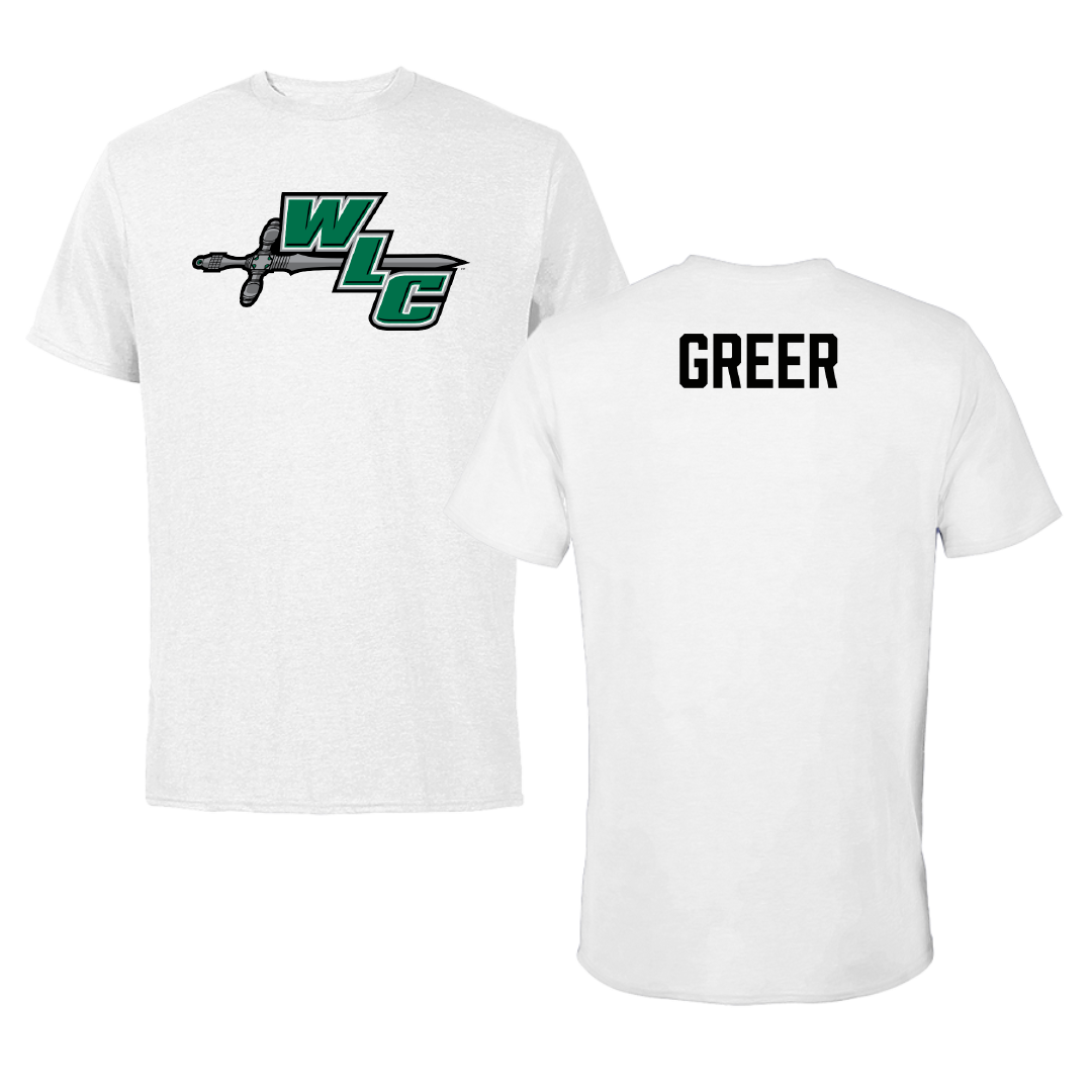Wisconsin Lutheran College TF and XC White Tee - Hunter Greer