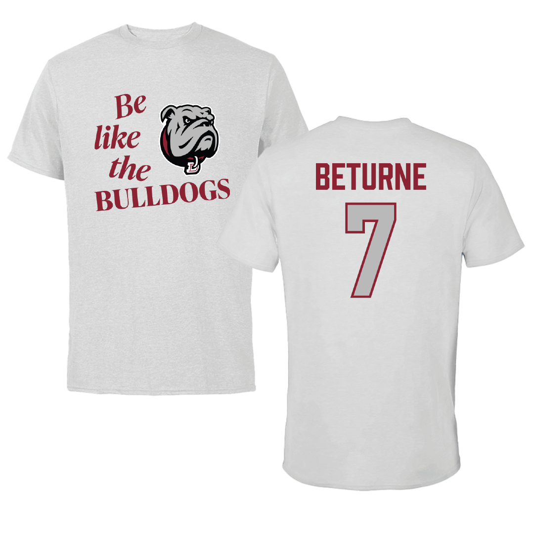Dean College Soccer Light Gray Be Like Us Performance Tee - #7 Nathan Beturne