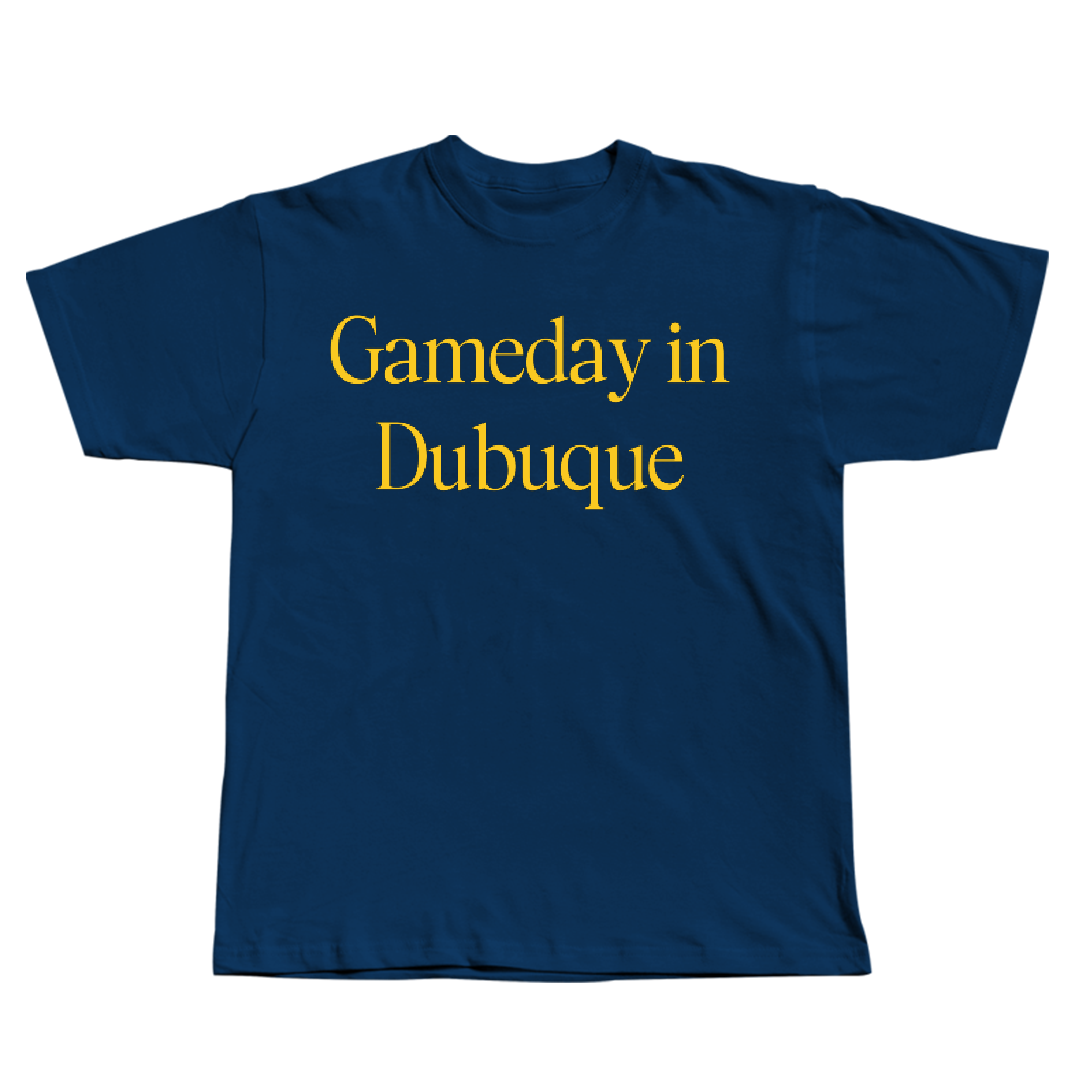 Clarke University Football Navy Gameday Tee - #15 Spencer Cavaco