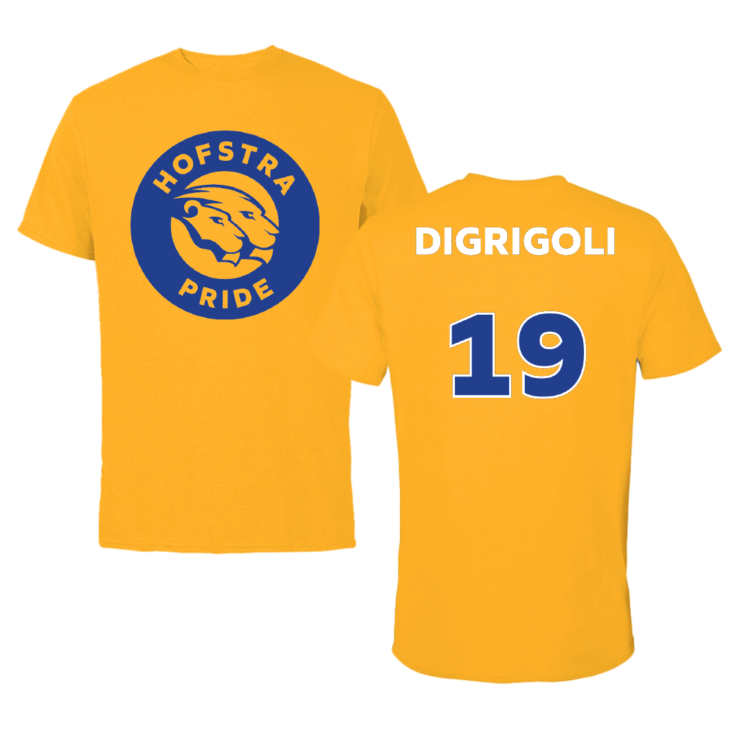 Hofstra University Baseball Gold Tee - #19 Antonio DiGrigoli