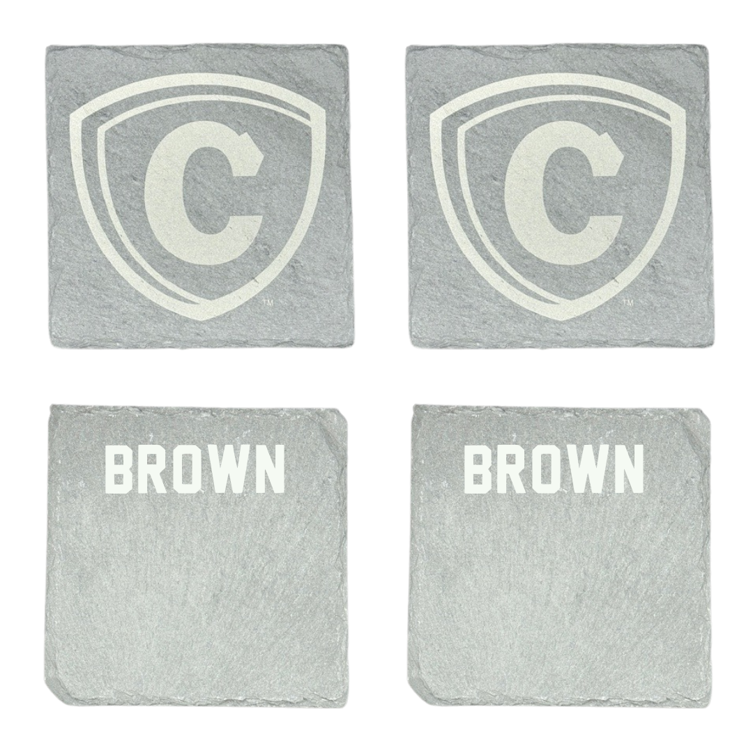 Carthage College Swimming & Diving Stone Coaster (4 Pack)  - Lucy Brown