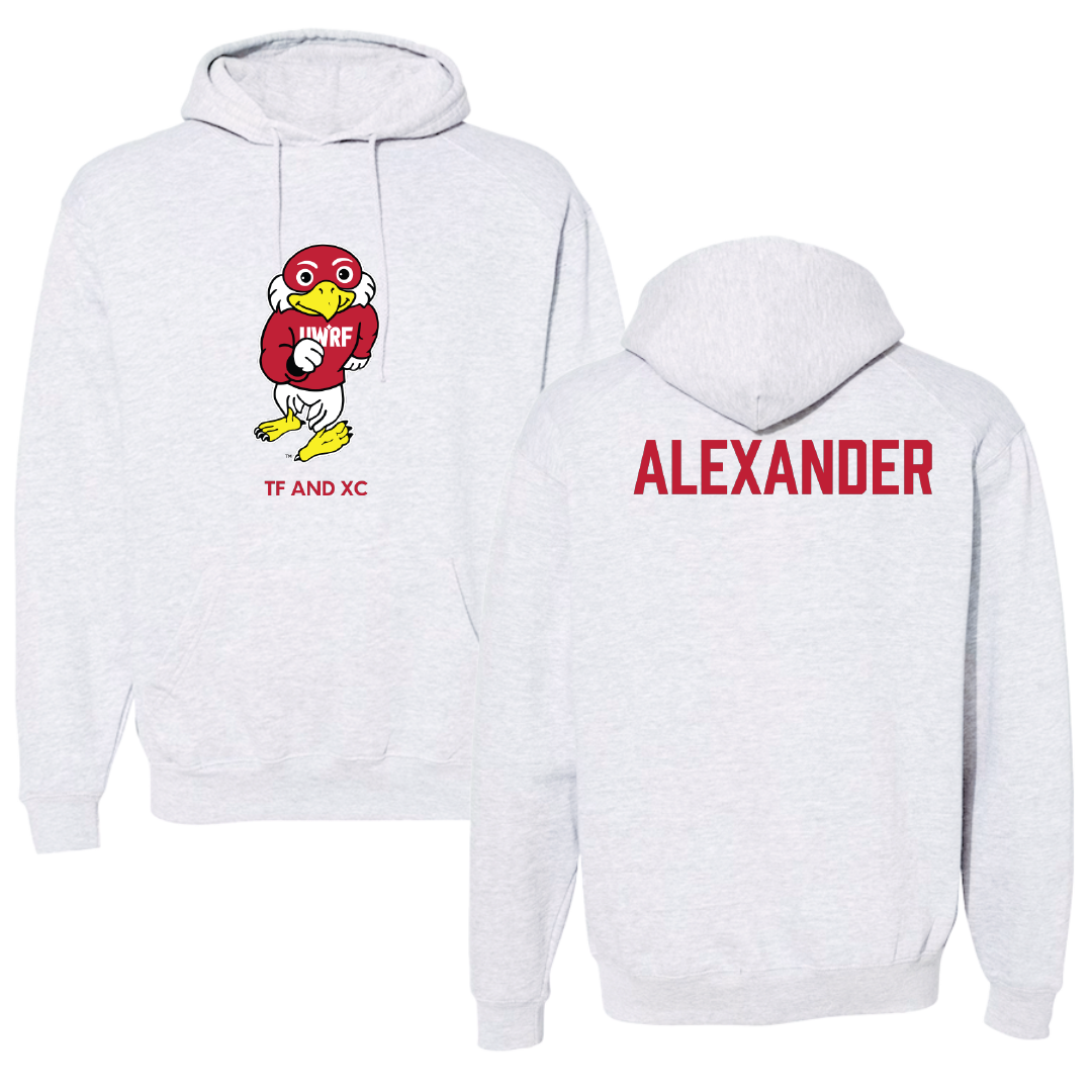 University of Wisconsin-River Falls TF and XC Light Gray Hoodie - Joel Alexander