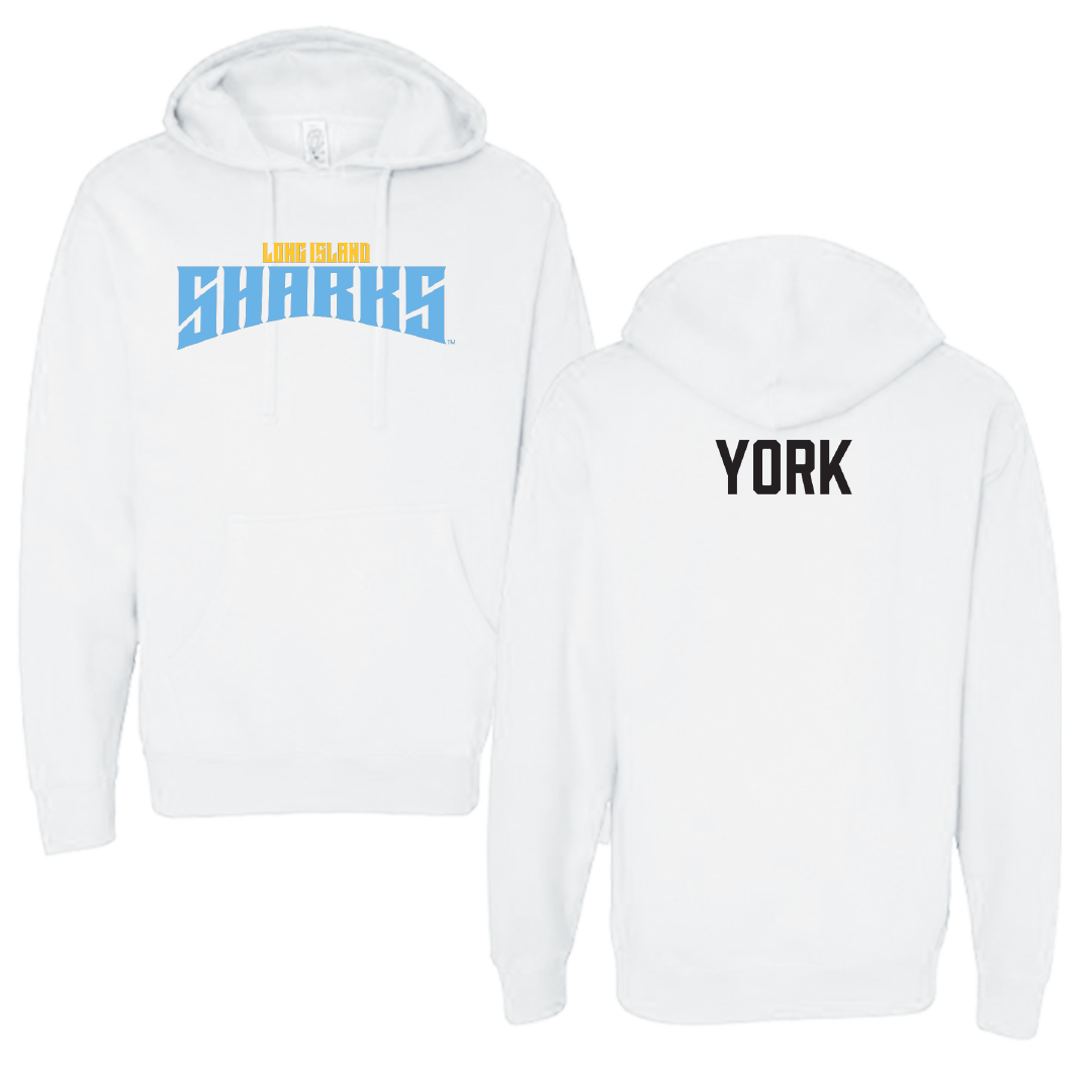 Long Island University Dance White Classic Hoodie - Grace York