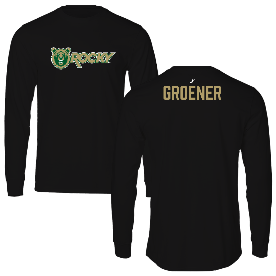 Rocky Mountain College Football Black Performance Long Sleeve - Cohen Groener