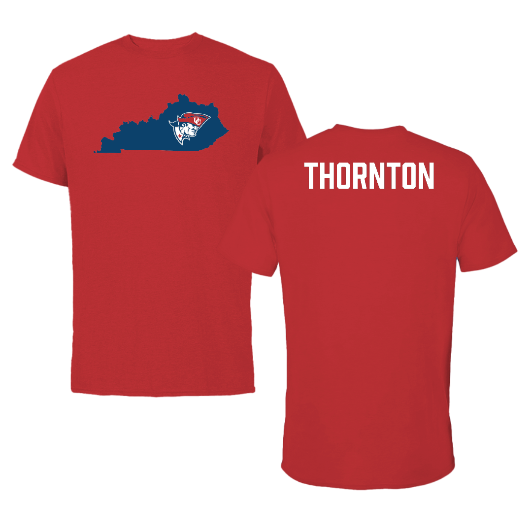 University of the Cumberlands Wrestling (M) Red State Performance Tee - Justice Thornton