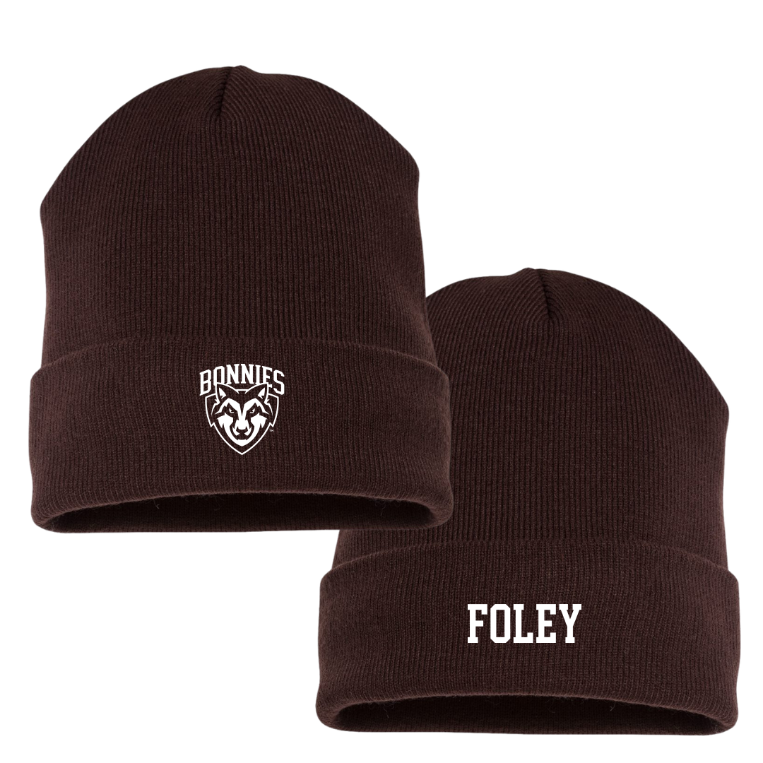 St. Bonaventure University Swimming & Diving Brown Beanie - Rylie Foley