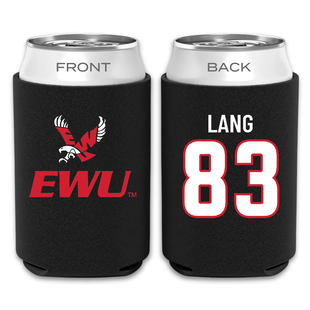 Eastern Washington University Football Black Can Cooler - #83 Rylin Lang