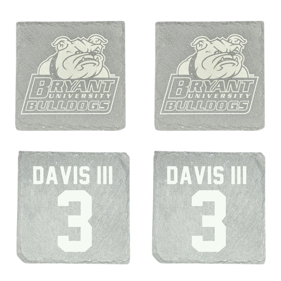 Bryant University Basketball Stone Coaster (4 Pack)  - #3 Aaron Davis III