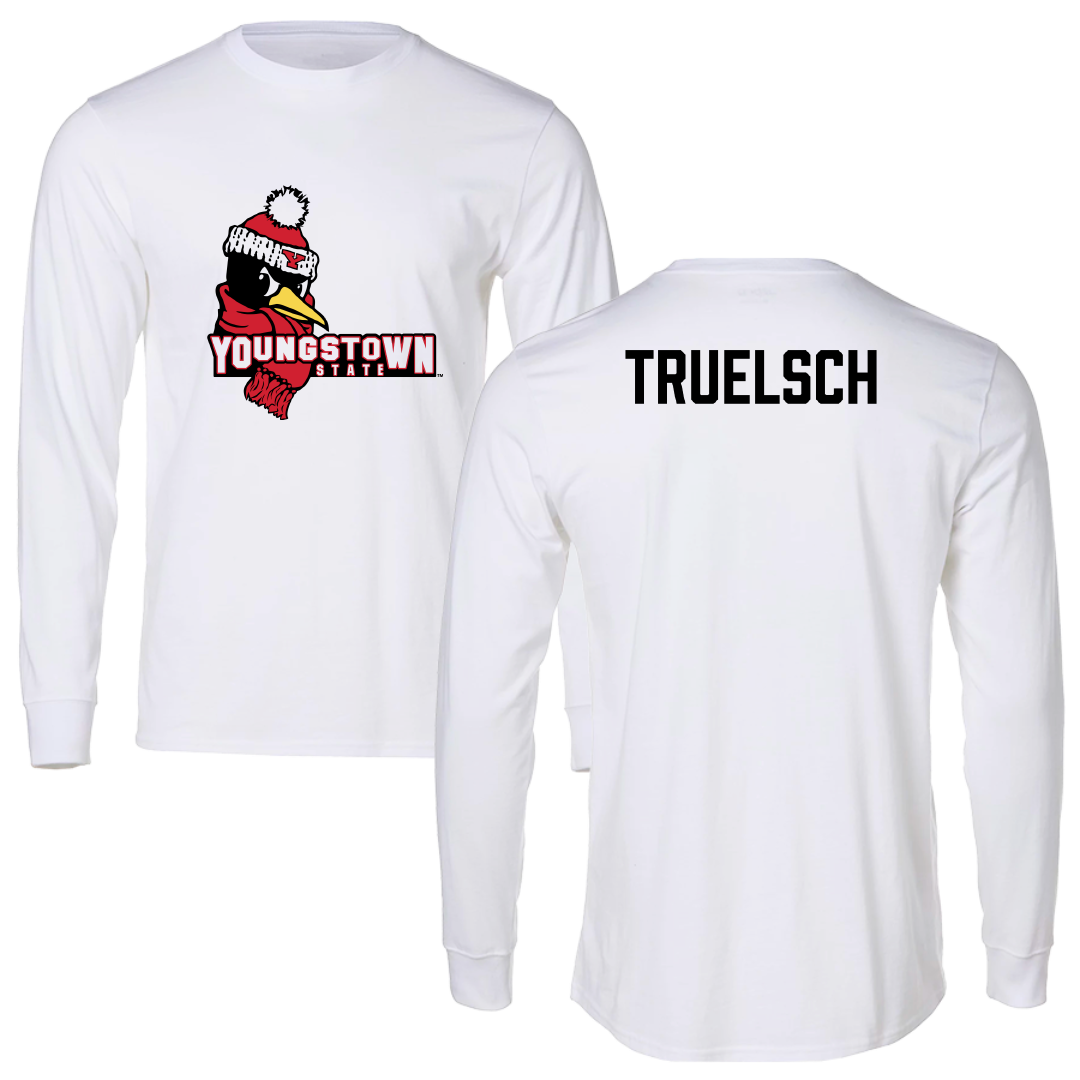 Youngstown State University Swimming & Diving White Long Sleeve - Jordan Truelsch