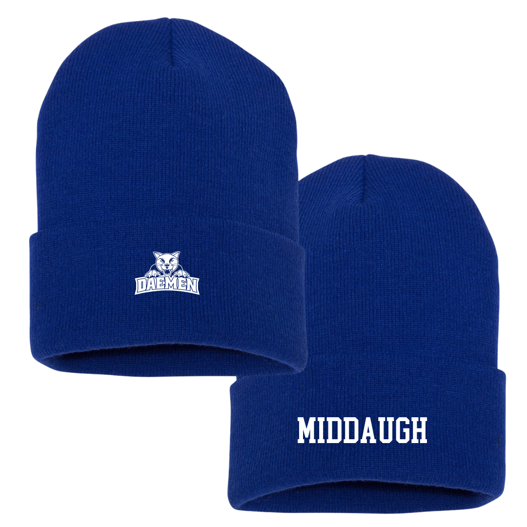 Daemen University TF and XC Blue Beanie - Maggie Middaugh