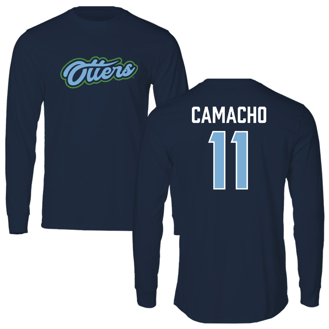 Cal State Monterey Bay Volleyball Navy Performance Long Sleeve - #11 Macey Camacho