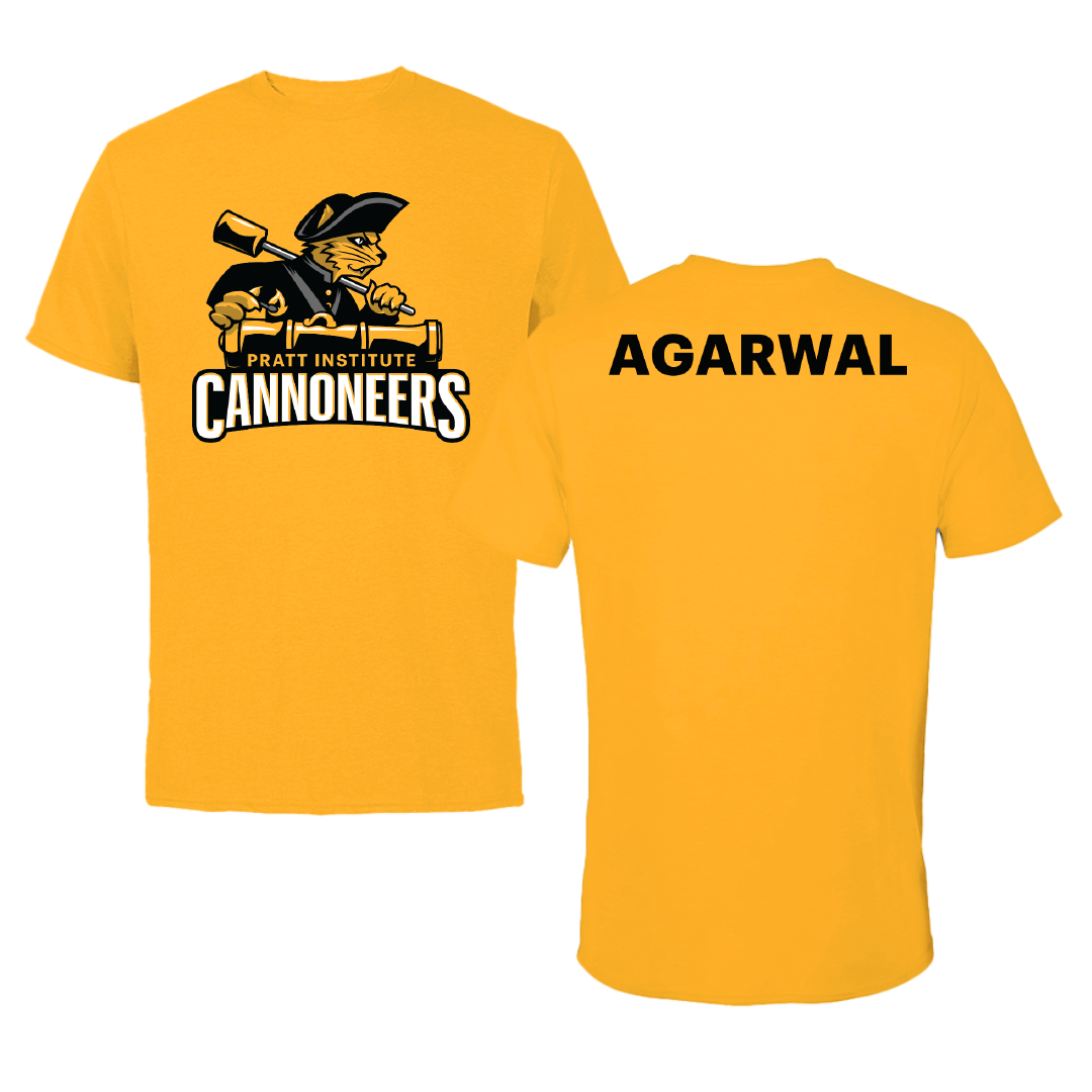 Pratt Institute Tennis (W) Gold Tee - Srishti Agarwal
