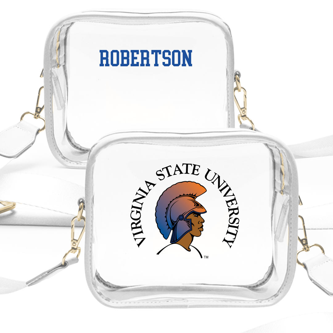 Virginia State University Golf (M) White Clear Stadium Bag - Aidan Robertson