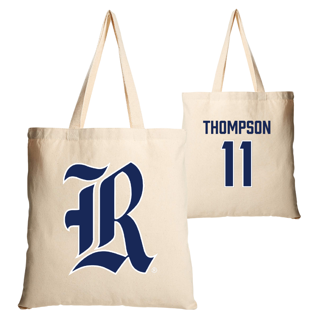 Rice University Football Tan Canvas Tote Bag - #11 Tyson Thompson