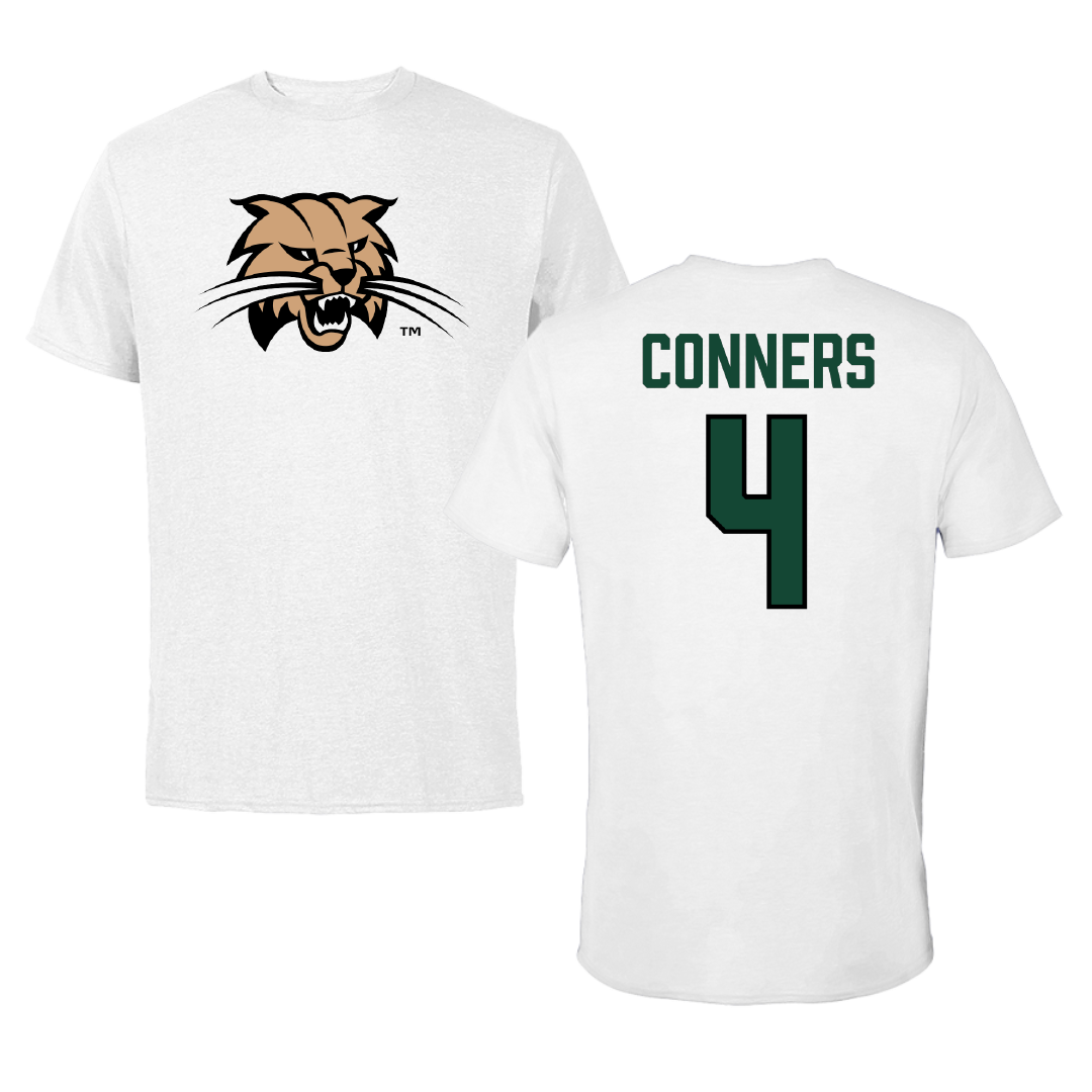Ohio University Basketball White Tee - #4 Dior Conners