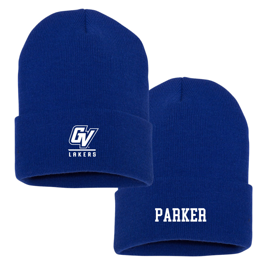 Grand Valley State University TF and XC Blue Beanie - Ethan Parker