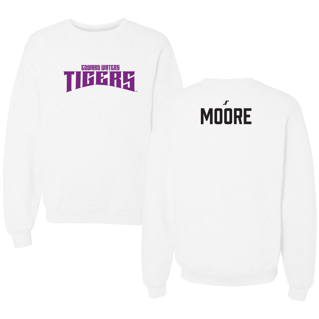 Edward Waters University Cheer White Classic Crewneck - Avery Moore