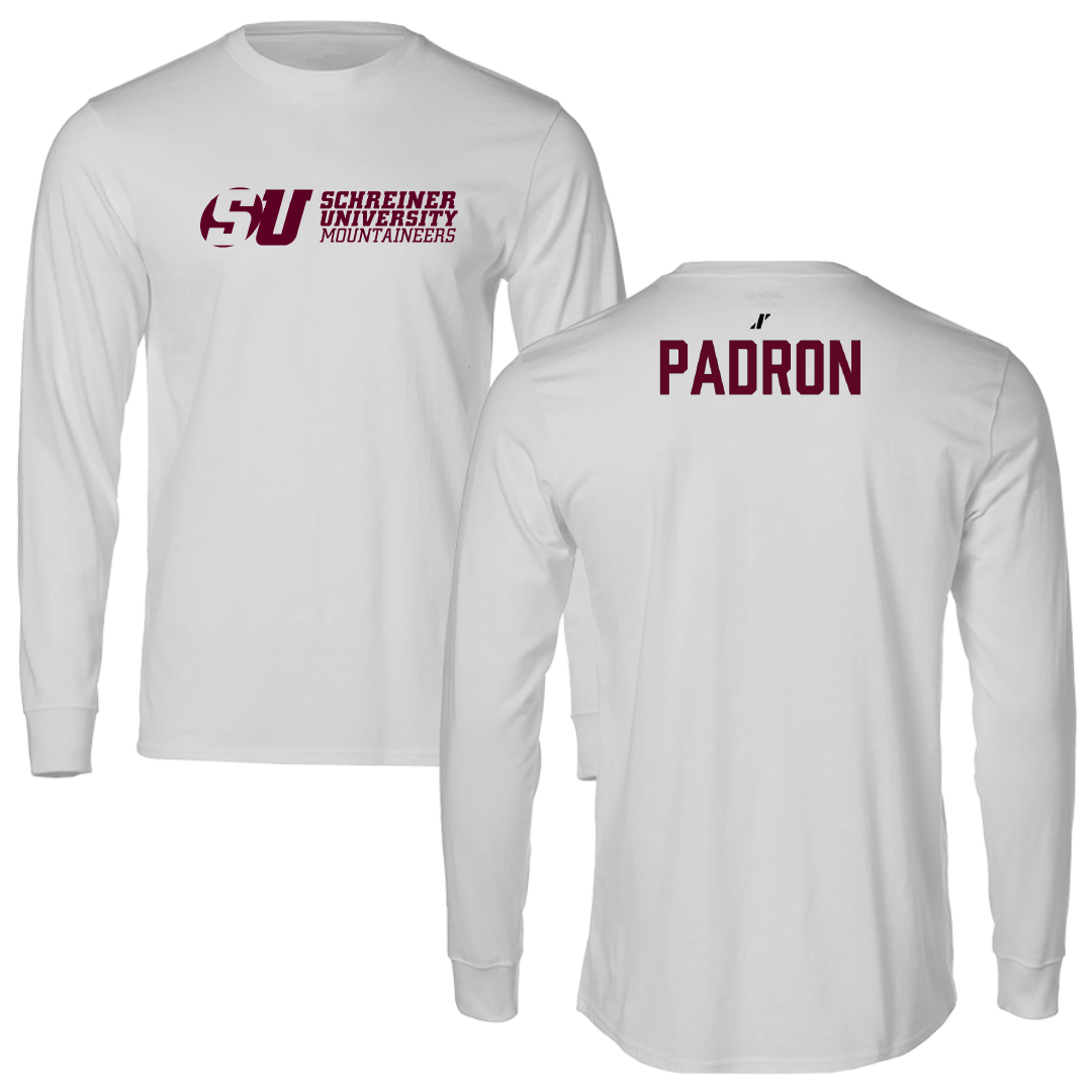 Schreiner University TF and XC Light Gray Performance Long Sleeve - Dominic Padron