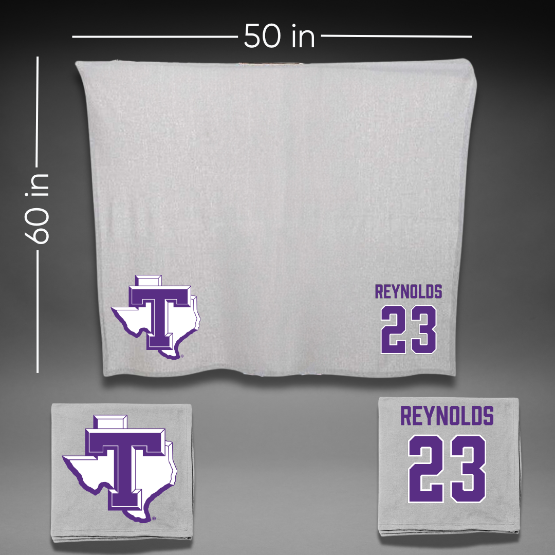 Tarleton State University Soccer (W) Gray Blanket - #23 Stevie Reynolds