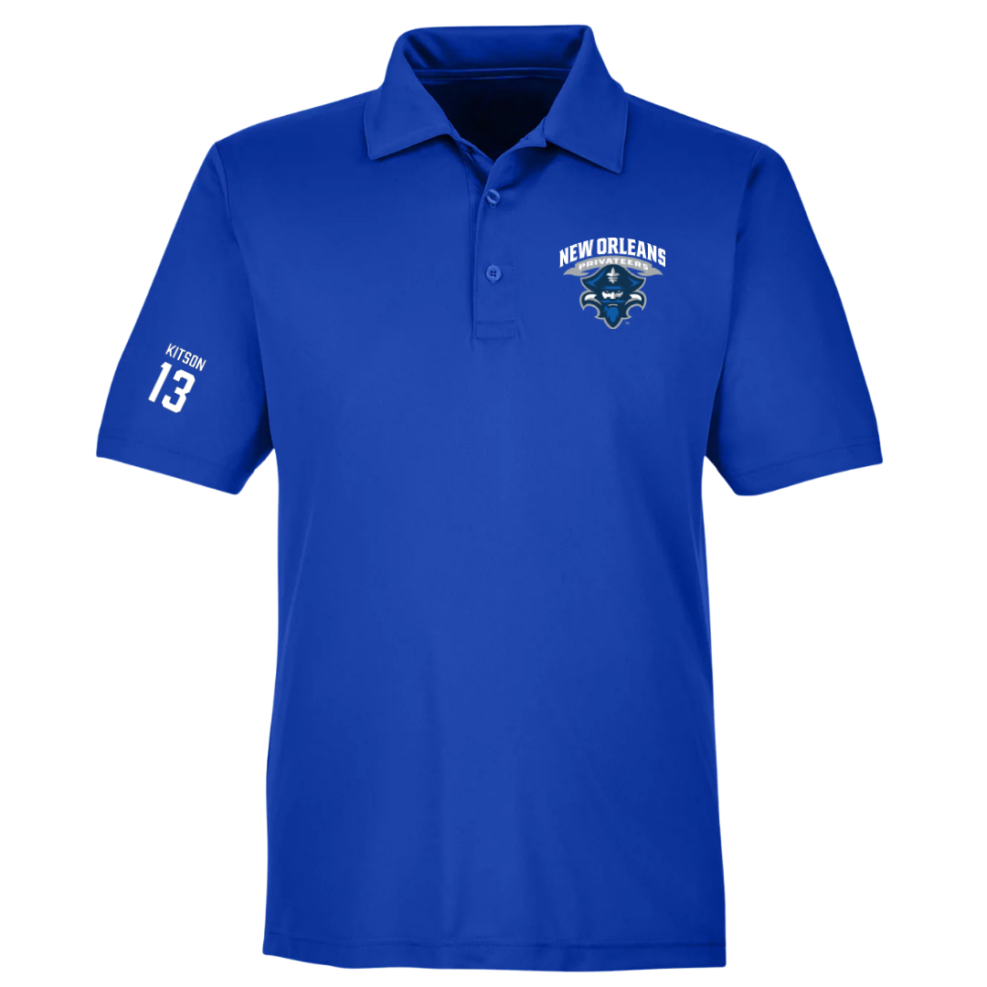 University of New Orleans Volleyball (W) Blue Polo - #13 Irene Kitson