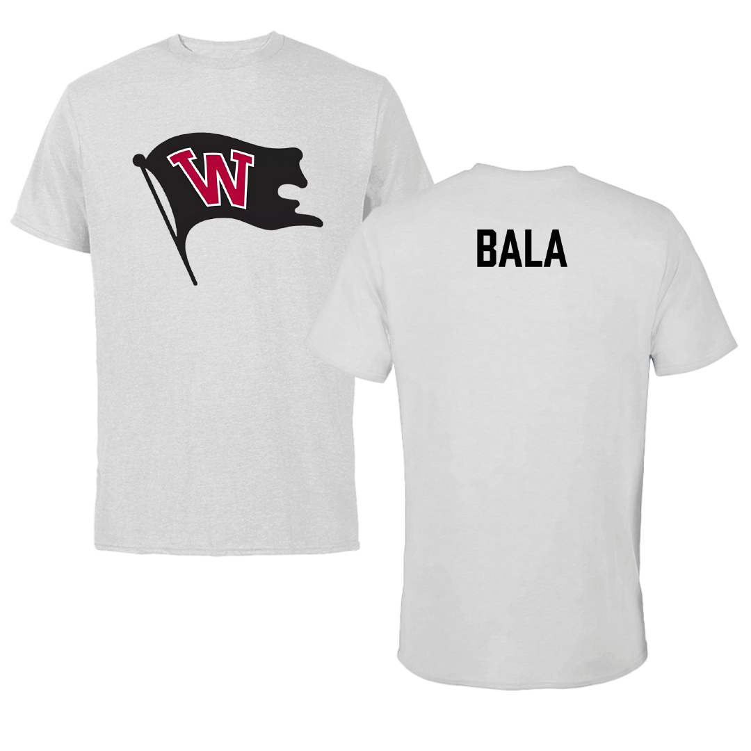 Whitworth University TF and XC Light Gray Performance Tee - Gage Bala