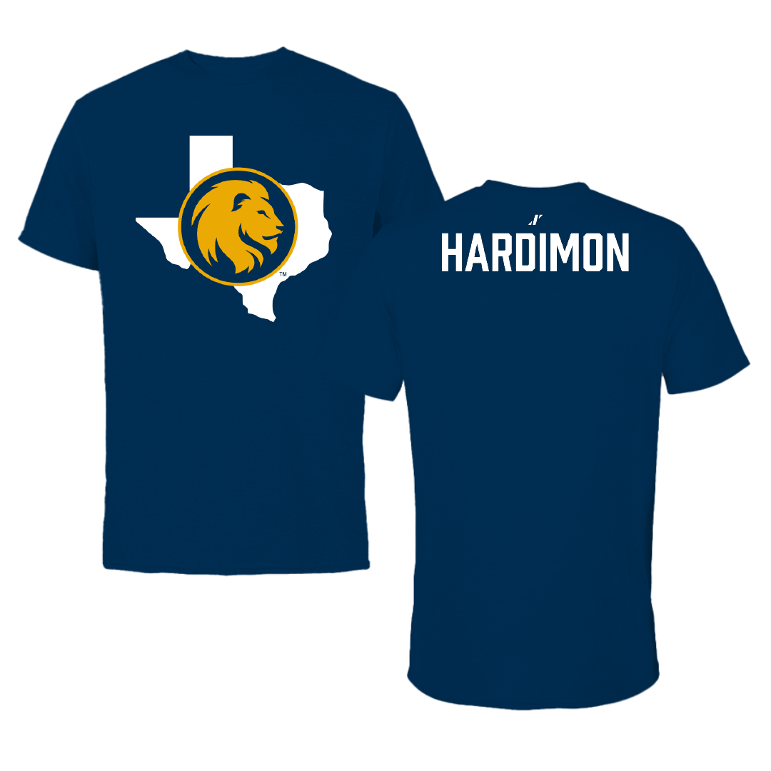 East Texas A&M University Track and Field Navy State Performance Tee - Jayshon Hardimon