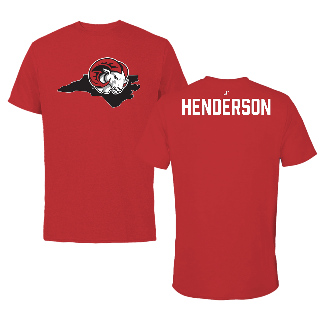 Winston-Salem State University TF and XC Red State Tee - Leila Henderson