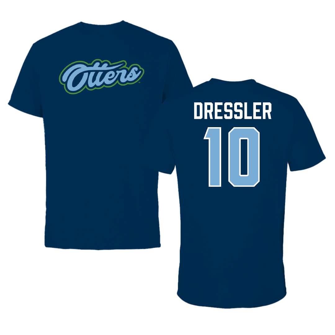 Cal State Monterey Bay Baseball Navy Tee - #10 Jacob Dressler