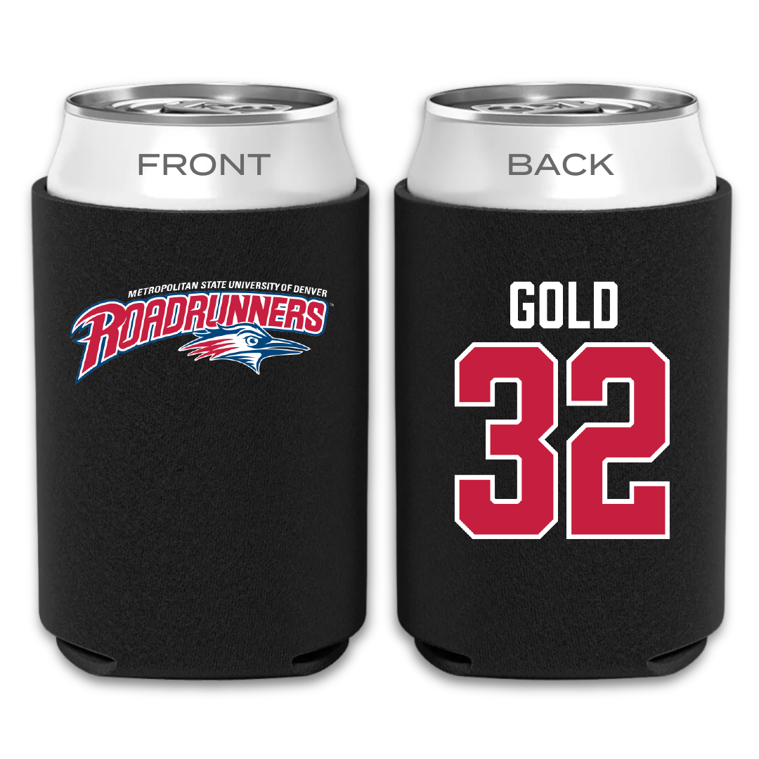Metropolitan State University of Denver Soccer Black Can Cooler - #32 Brooklyn Gold