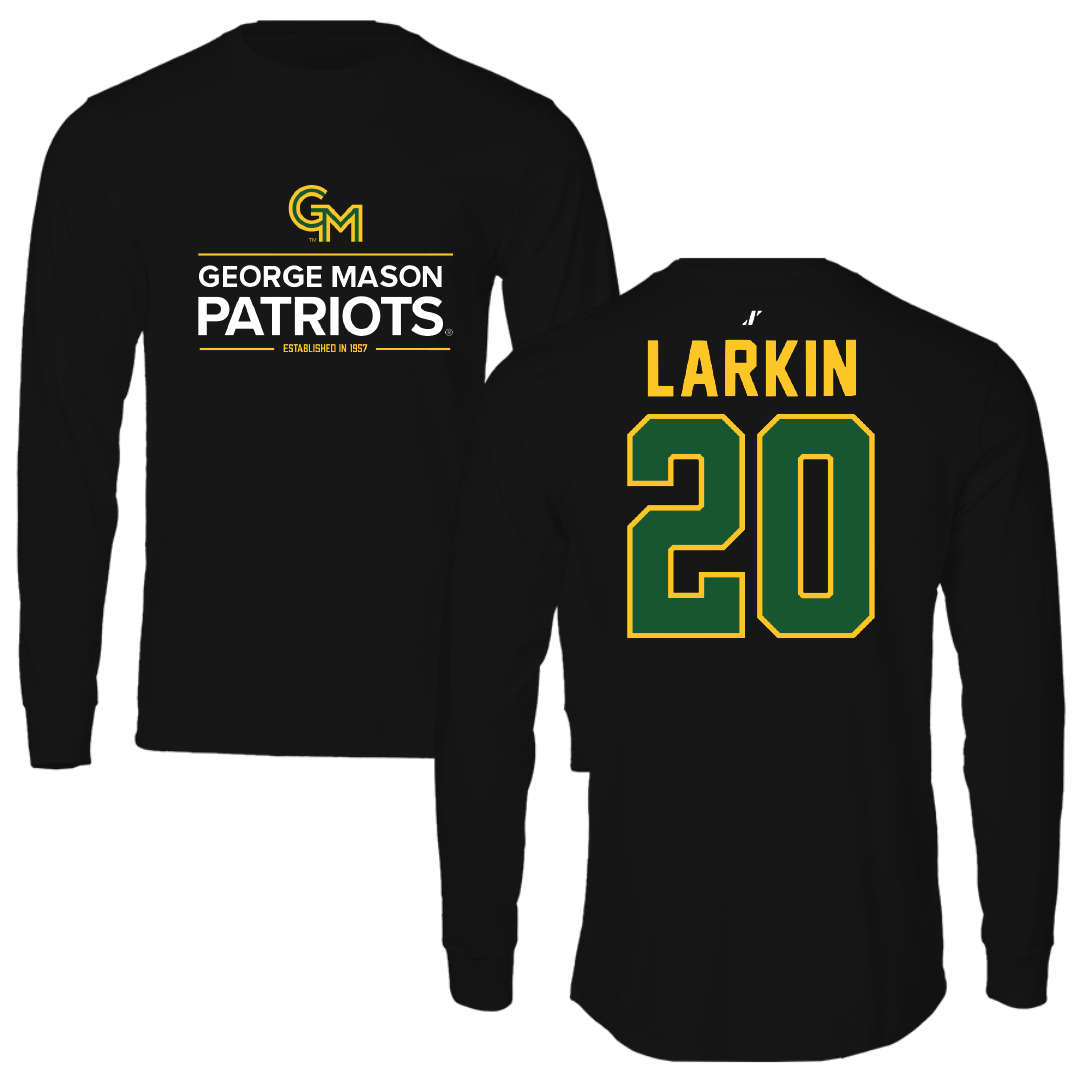 George Mason University Volleyball Black General Performance Long Sleeve - #20 Camille Larkin