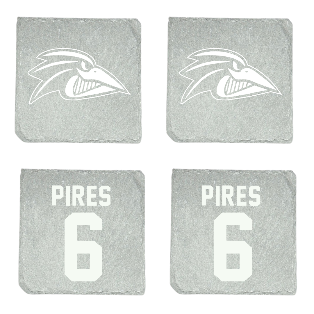 Franklin Pierce University Basketball (W) Stone Coaster (4 Pack)  - #6 Jaylene Pires