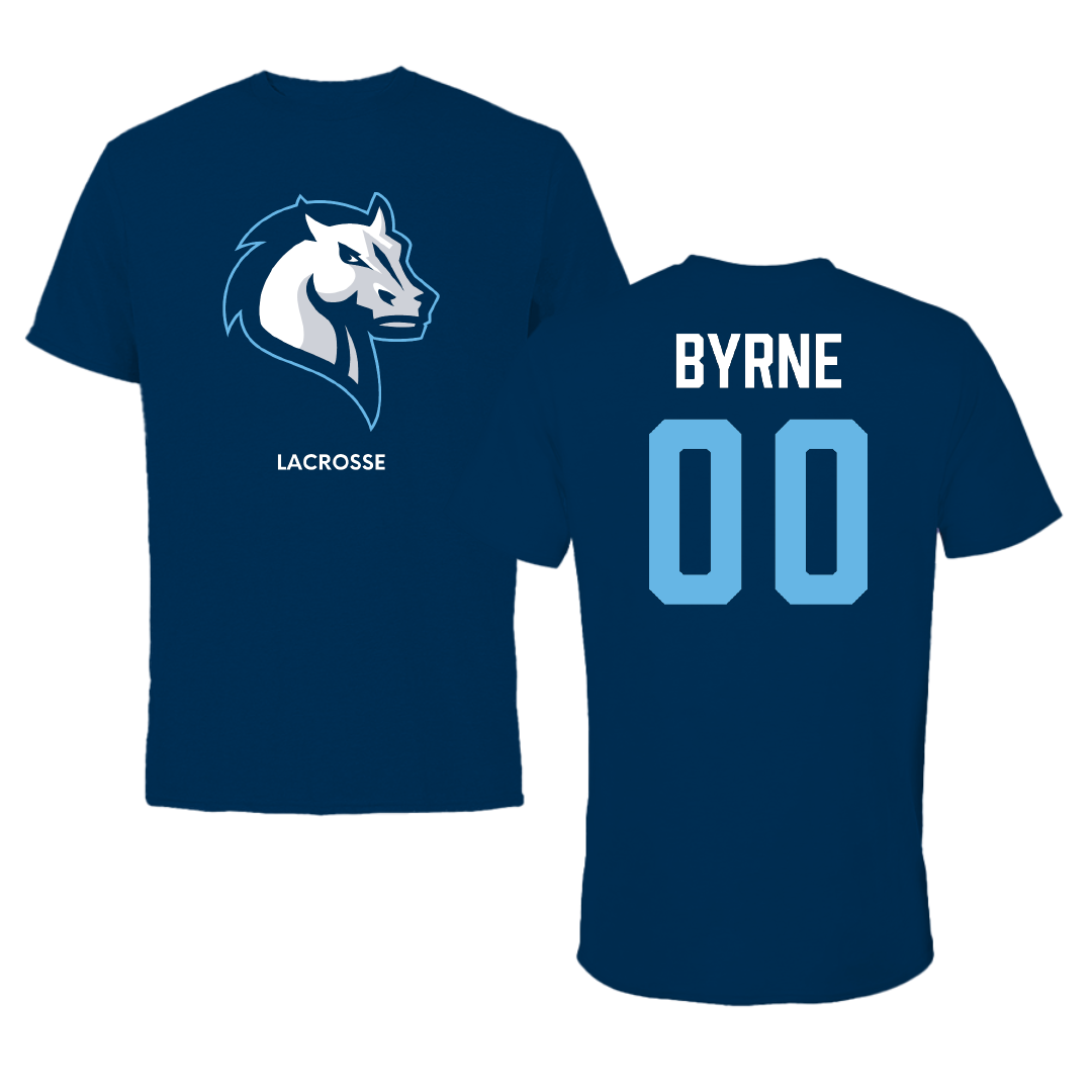 Mercy University Lacrosse (W) Navy Performance Tee - #00 Liz Byrne