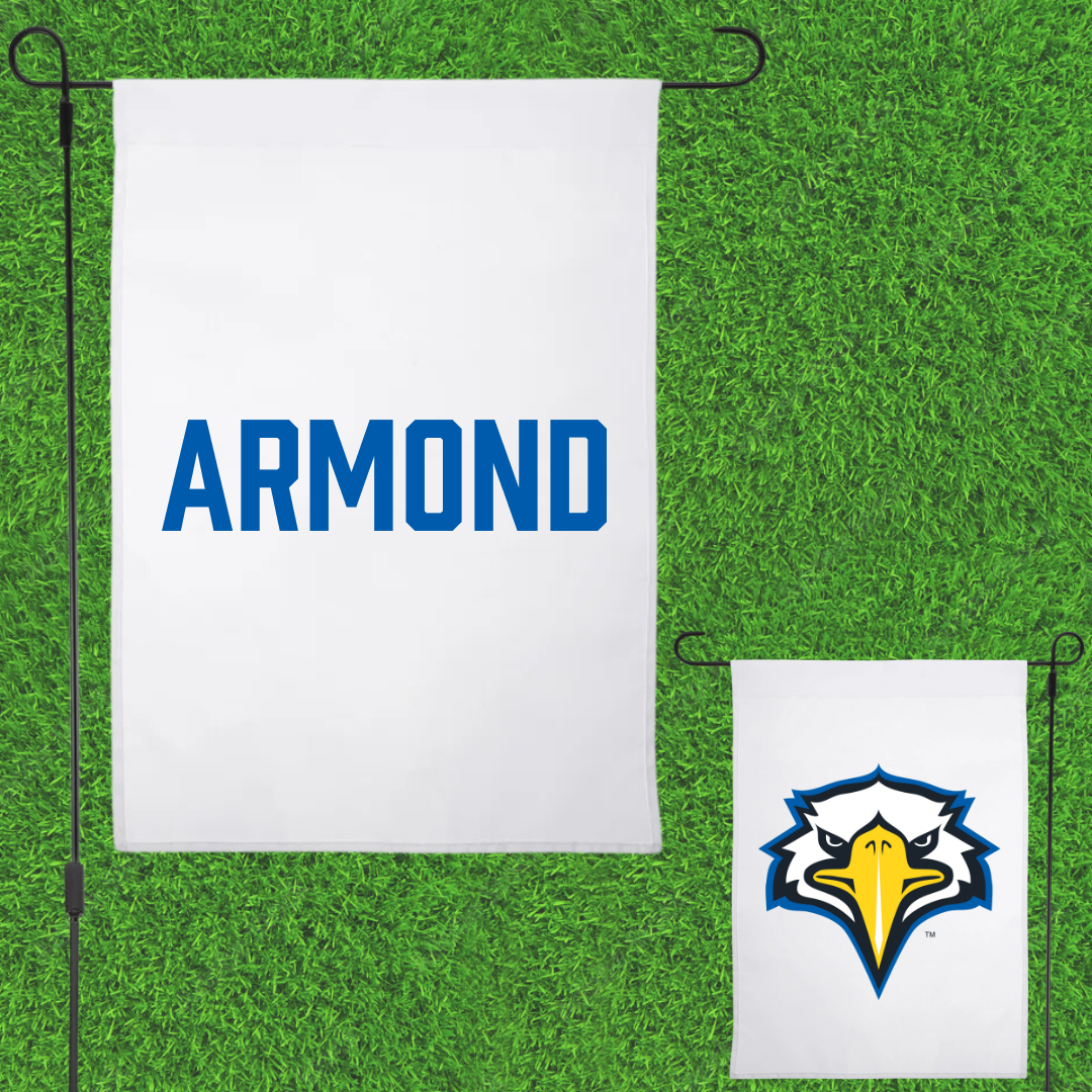 Morehead State University Cheer White Garden Flag - Quindarius Armond
