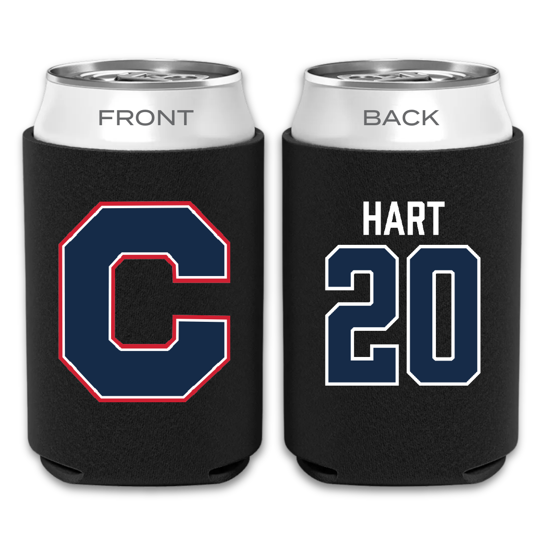 Catawba College Lacrosse Black Can Cooler - #20 Jack Hart