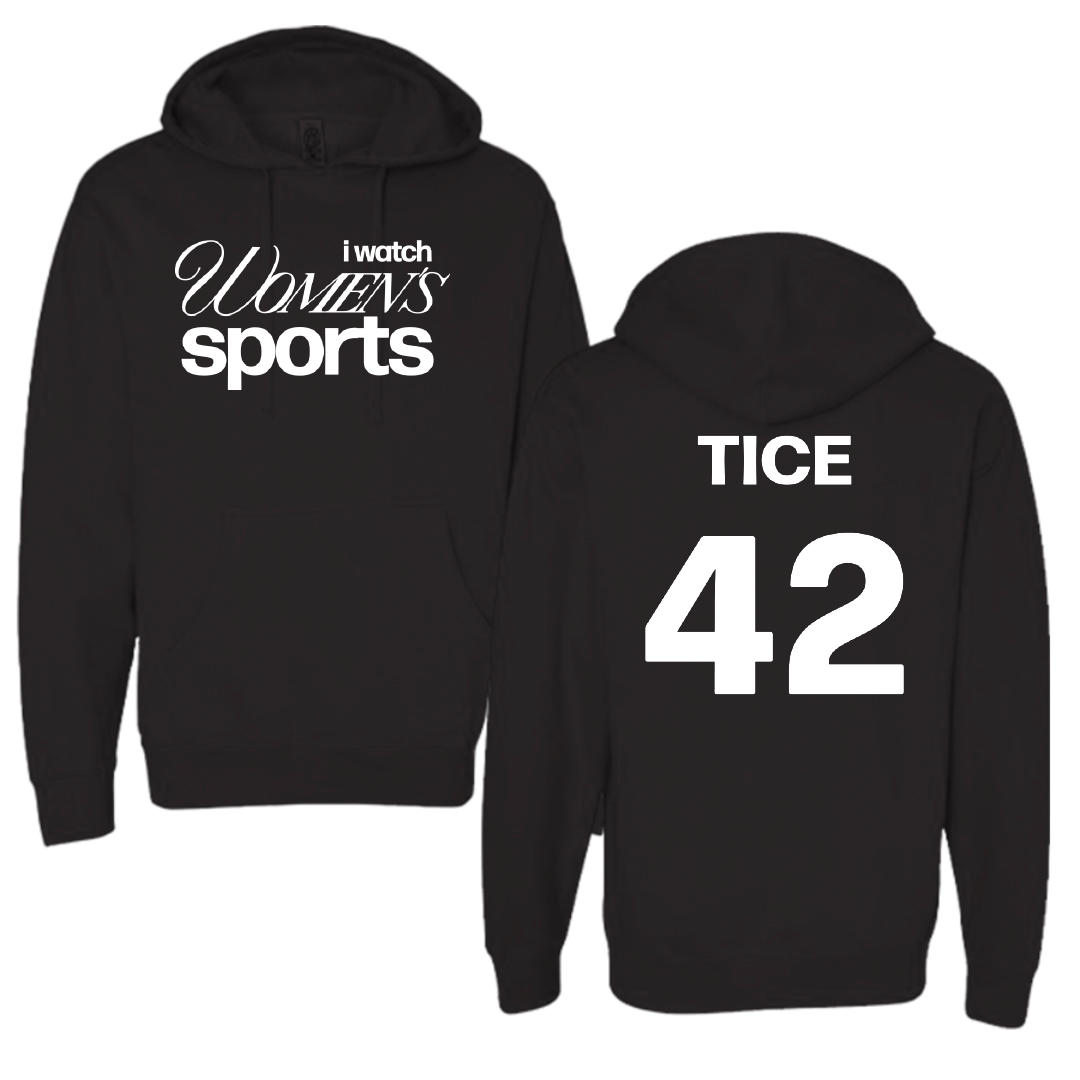 Adams State University Soccer Black WHM Hoodie - #42 Sophia Tice