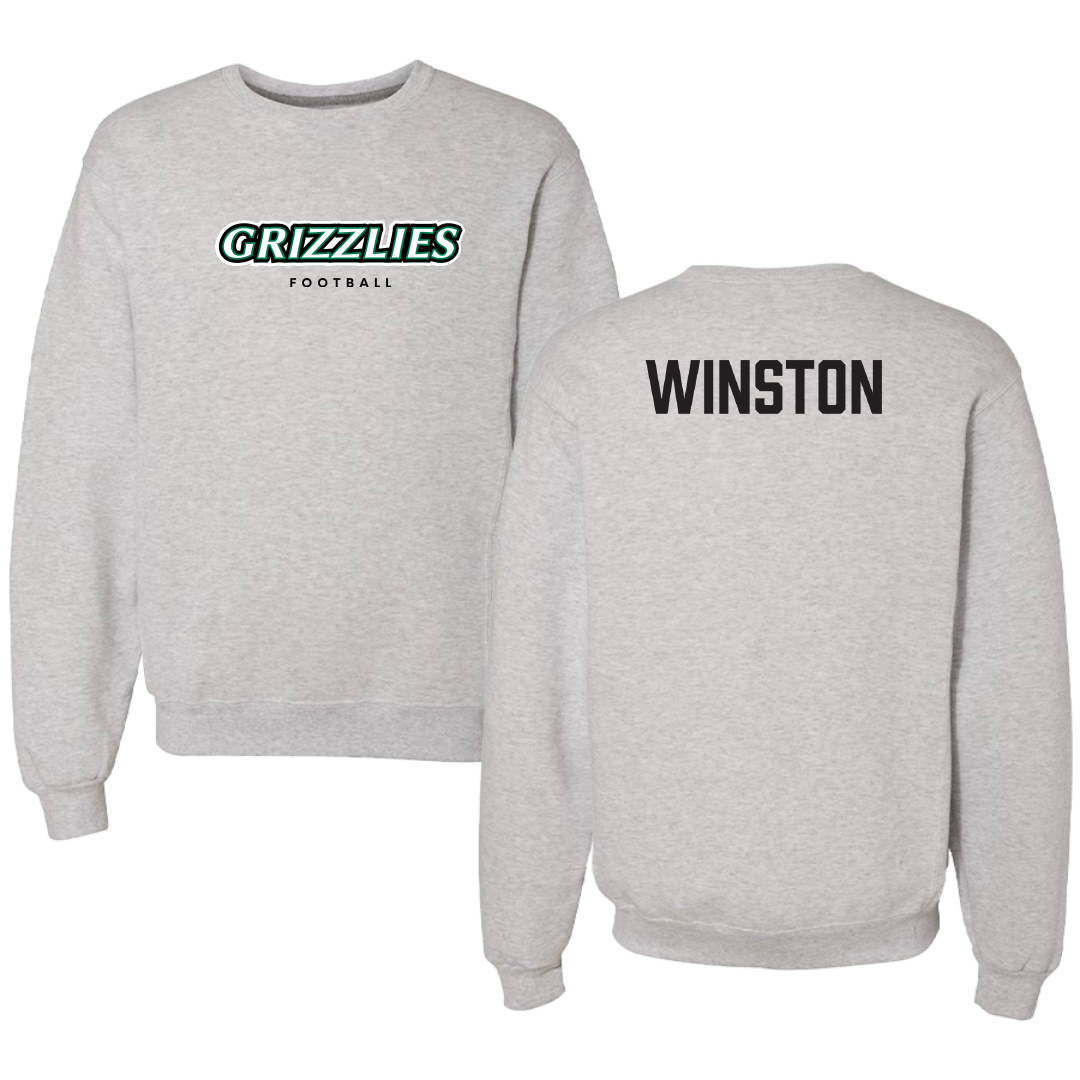 Adams State University Football Gray Grizzlies Crewneck - JaiVyence Winston