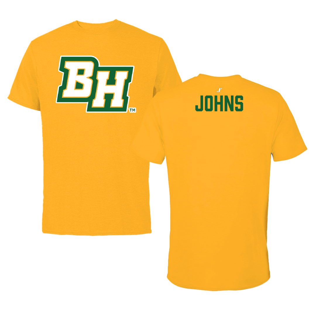 Black Hills State University TF and XC Gold Performance Tee - McKalester Johns