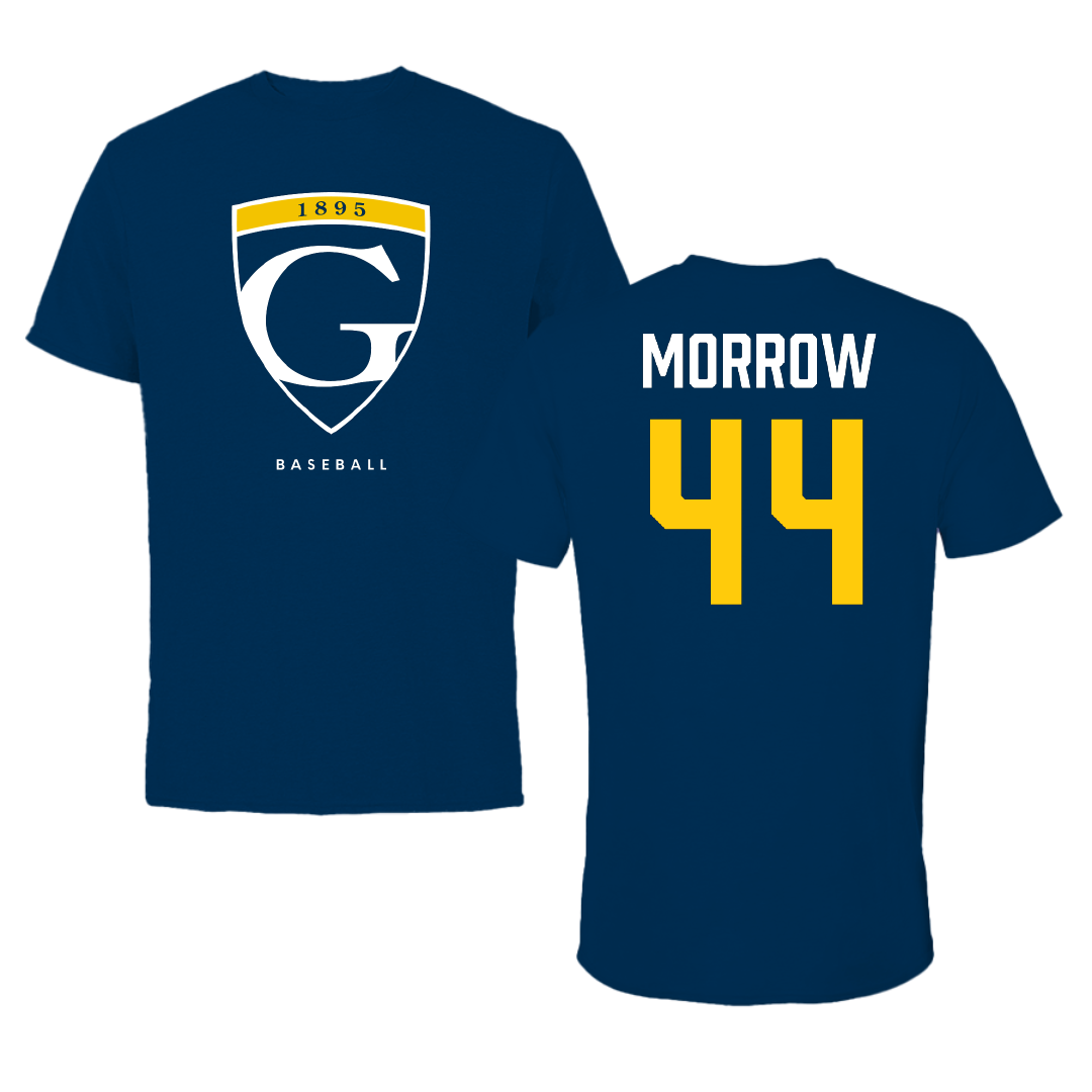 Graceland University Baseball Navy Tee - #44 Cale Morrow