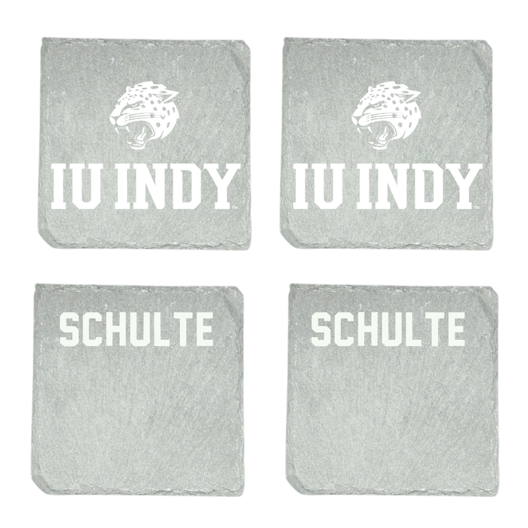 Indiana University Indianapolis TF and XC Stone Coaster (4 Pack)  - Paige Schulte