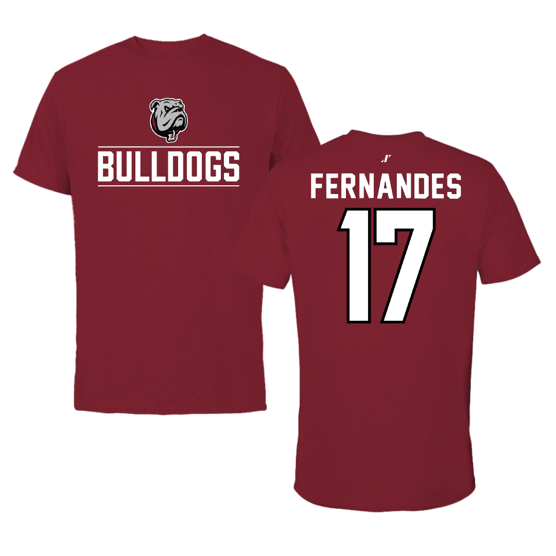 Dean College Soccer Cardinal General Tee - #17 Lydia Fernandes
