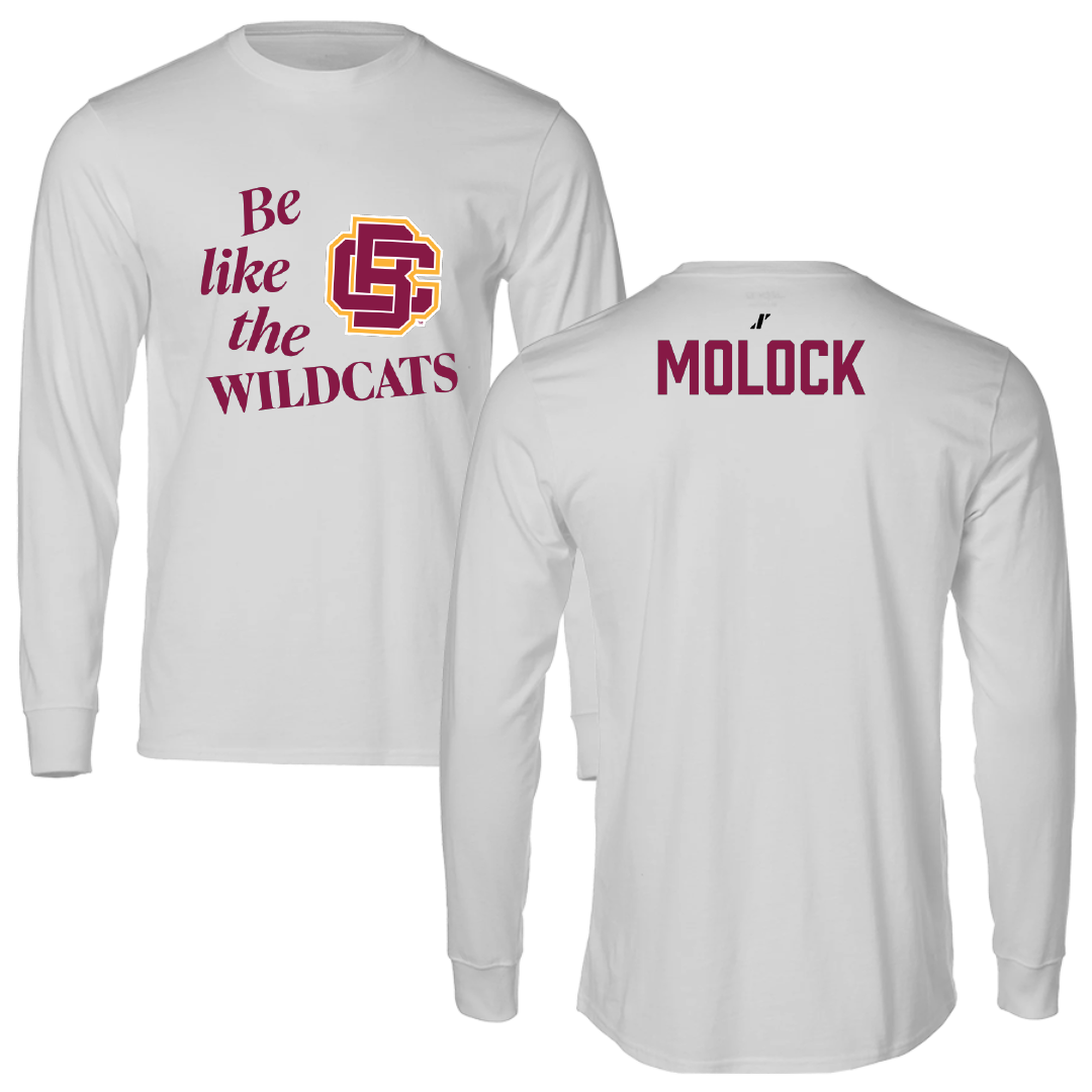 Bethune-Cookman University Tennis (W) Light Gray Be Like Us Performance Long Sleeve - Madison Molock