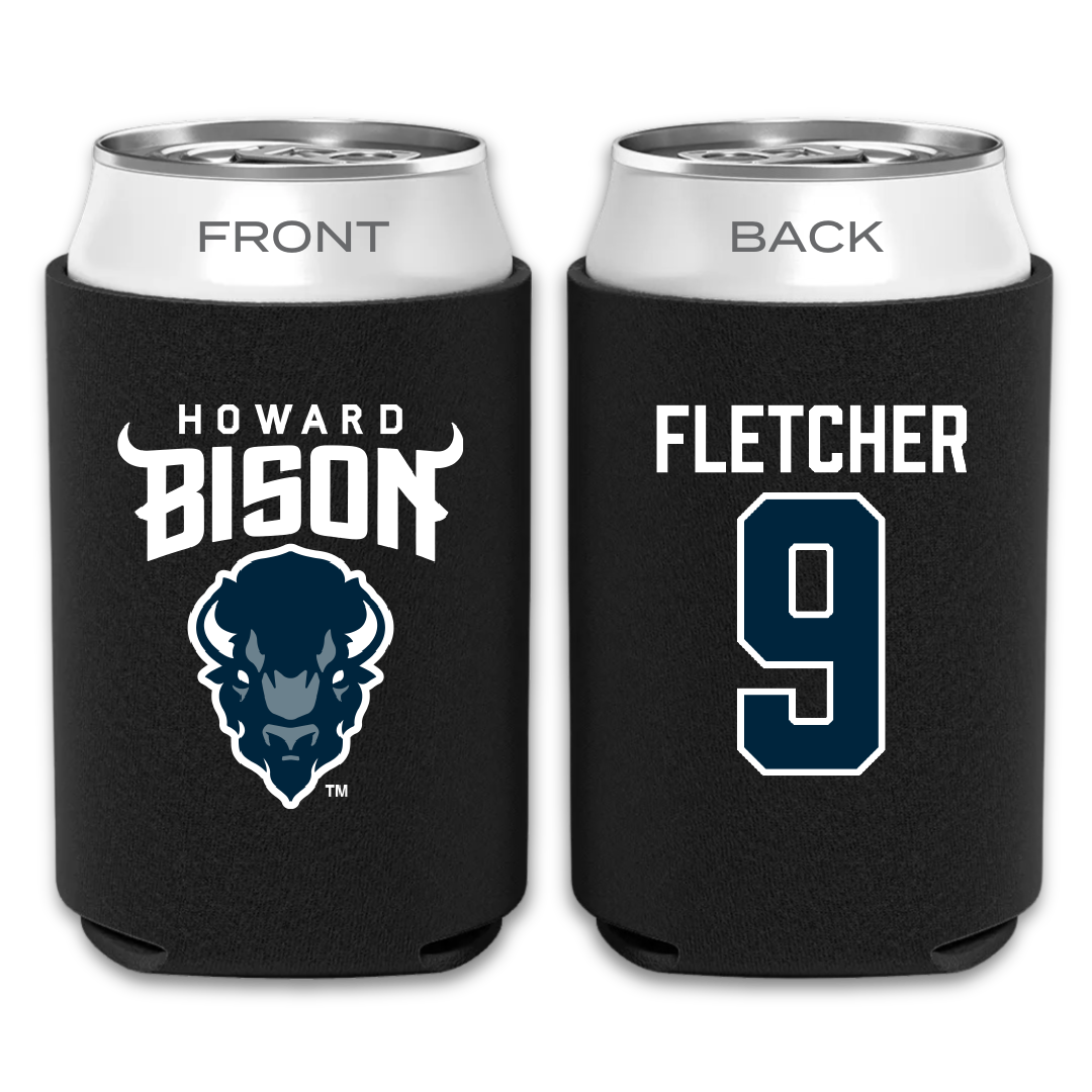 Howard University Softball Black Can Cooler - #9 Sidney Fletcher