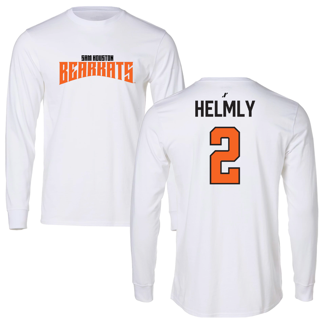 Sam Houston State University Softball White Classic Performance Long Sleeve - #2 Peyton Helmly