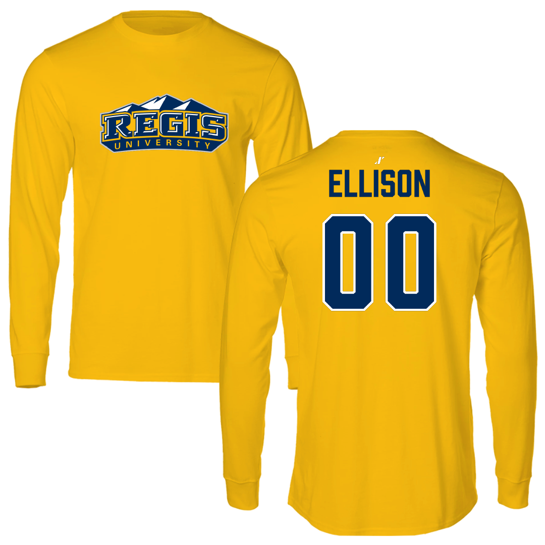 Regis University (Colorado) Softball Gold Long Sleeve - #00 Natasha Ellison