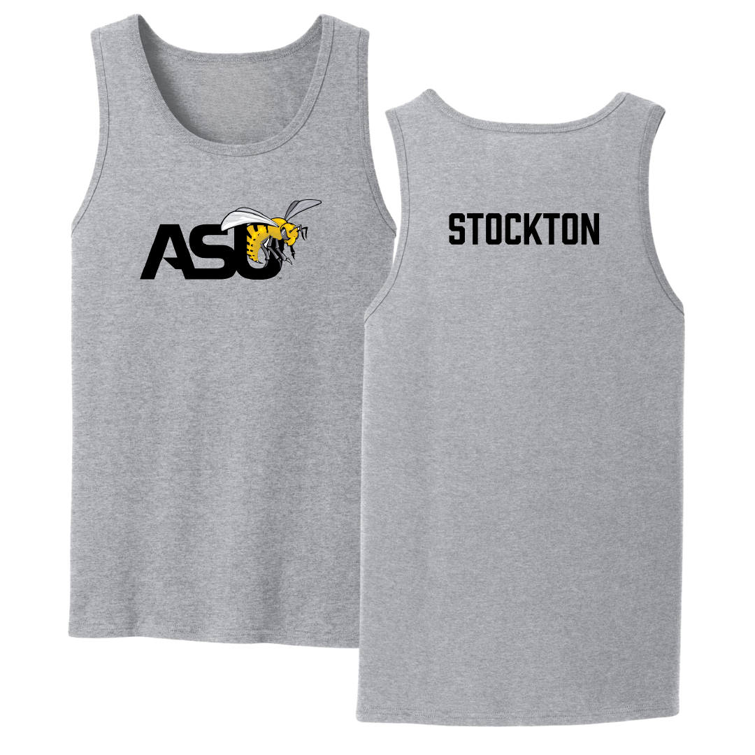 Alabama State University TF and XC Sport Gray Tank Top - Seth Stockton
