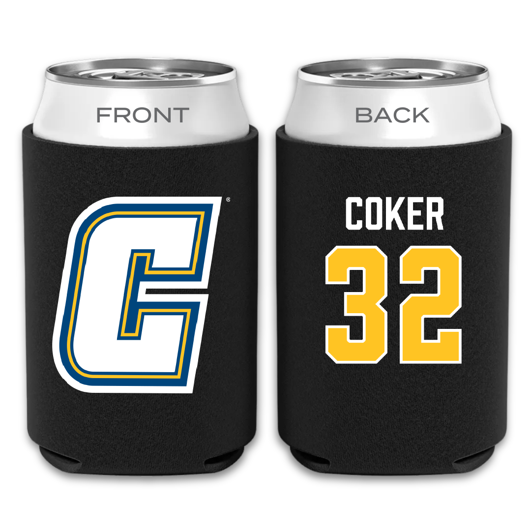 Coker University Lacrosse Black Can Cooler - #32 Carson Coker