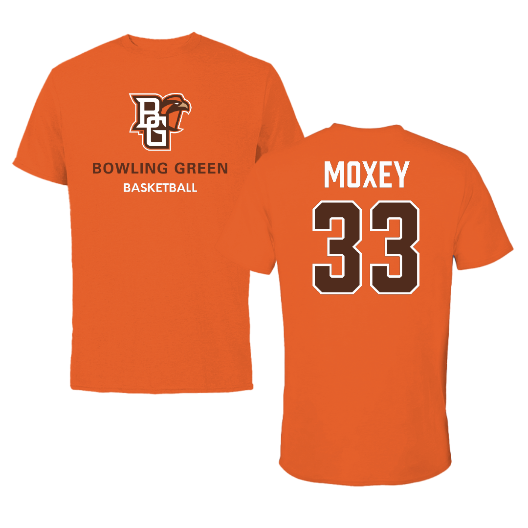 Bowling Green State University Basketball (W) Orange Tee - #33 Kendal Moxey